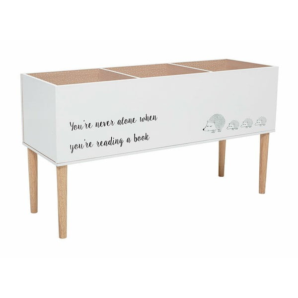 Bibliotecă pentru copii albă 90x50 cm Salam – Bloomingville Mini-image-3