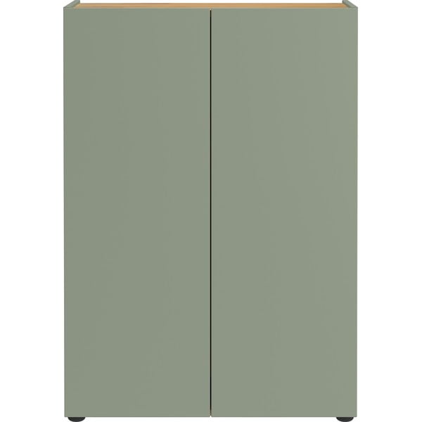 Dulap verde salvie cu aspect de lemn de stejar 74x105x33 cm Alviano – Germania-image-4
