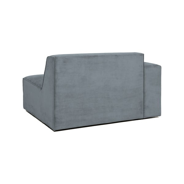 Modul pentru canapea gri cu tapițerie din catifea reiată  (cu colț pe partea stângă ) Sting – Scandic-image-2