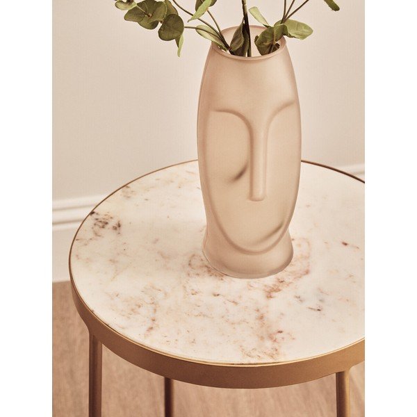 Măsuță auxiliară rotundă cu blat din marmură ø 36 cm Shalimar – Premier Housewares-image-3