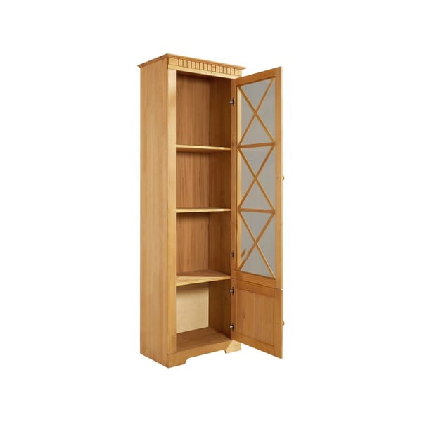 Vitrină în culoare naturală din lemn de pin 180x35 cm Lisa – Støraa-image-3