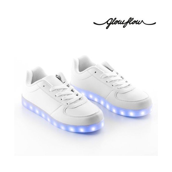 Adidași cu LED InnovaGoods GlowFlow Trainers, mărime 40, alb-image-2