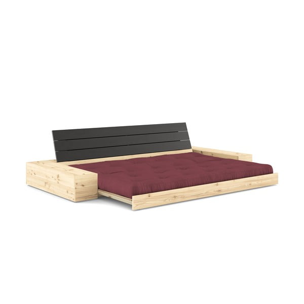 Canapea burgundy extensibilă 244 cm Base – Karup Design-image-4