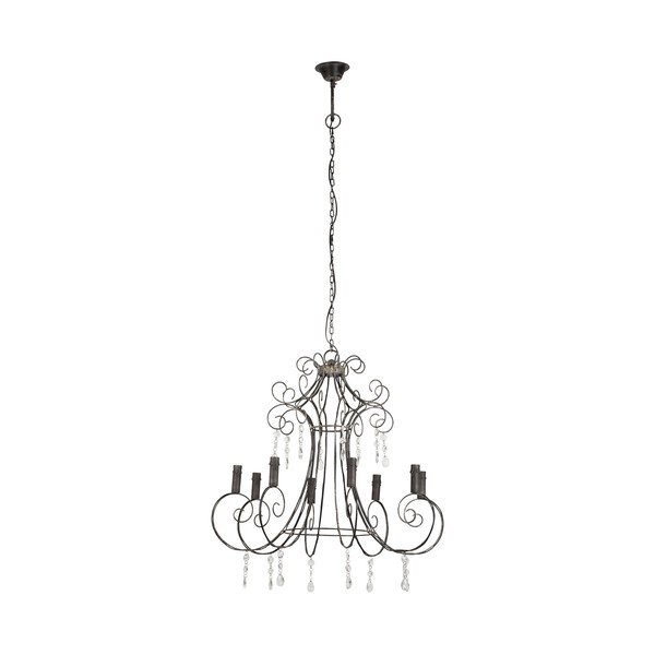 Lustră gri 82x82 cm Brissac – Côté Table