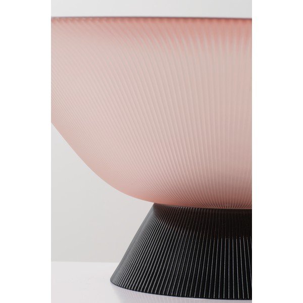 Bol negru/roz din sticlă ø 31,5 cm Ginger – Jotex-image-2