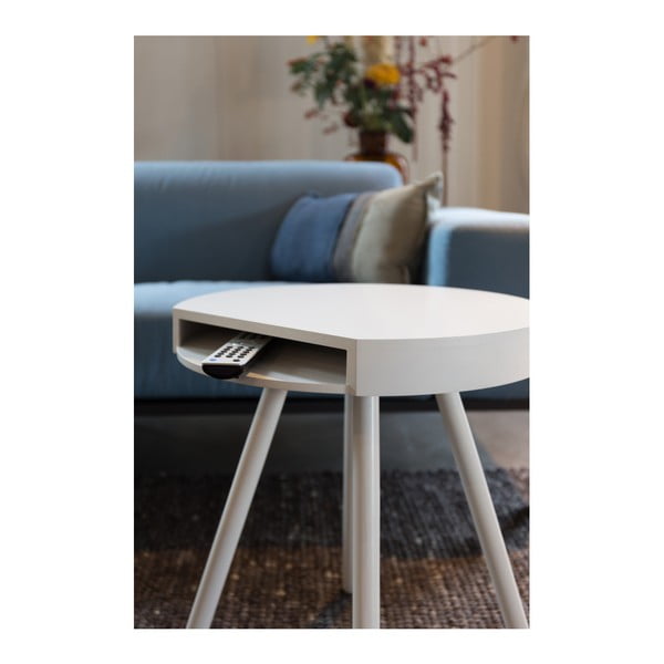 Masă Zuiver Hide & Seek, albă-image-2