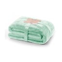 Pătură din microfibră DecoKing Mic, 160 x 210 cm, verde mentă