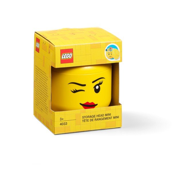 Cutie de depozitare în formă de figurină LEGO® whinky, 10,5 x 10,6 x 12 cm-image-4