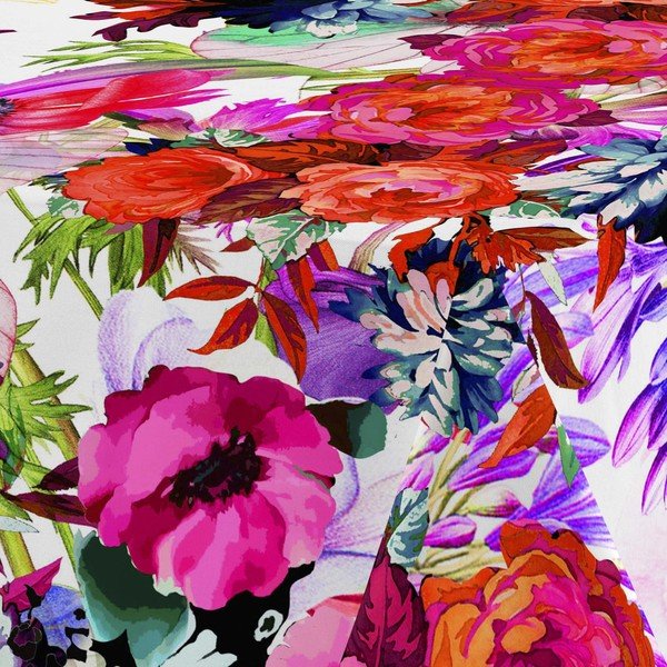 Față de masă din bumbac Happy Friday Basic Flowery, 250 x 150 cm-image-1