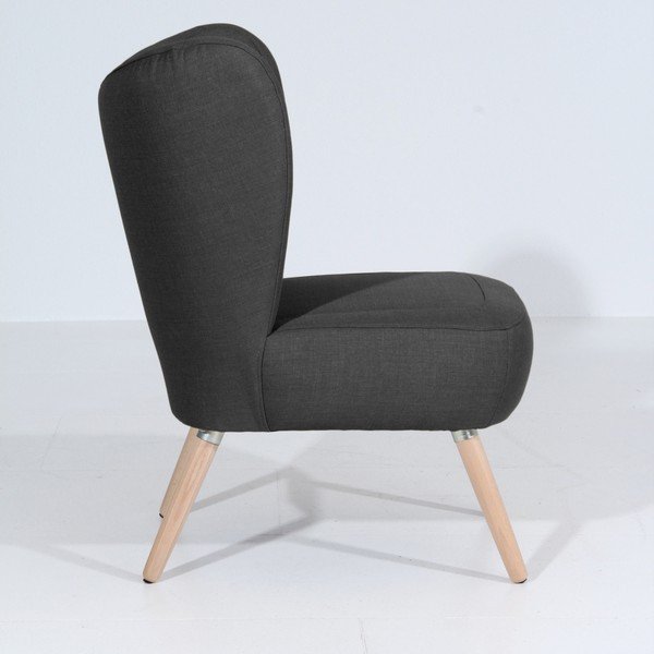 Fotoliu Max Winzer Sari, negru-image-2