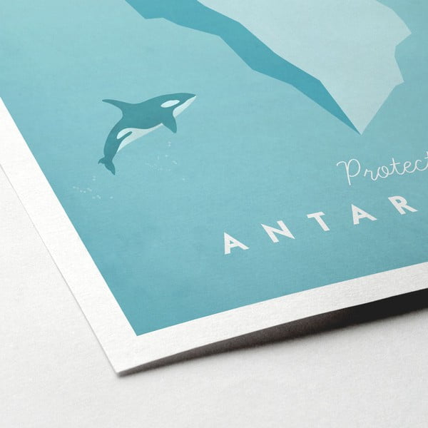 Poster Travelposter Antarctica, A3-image-2
