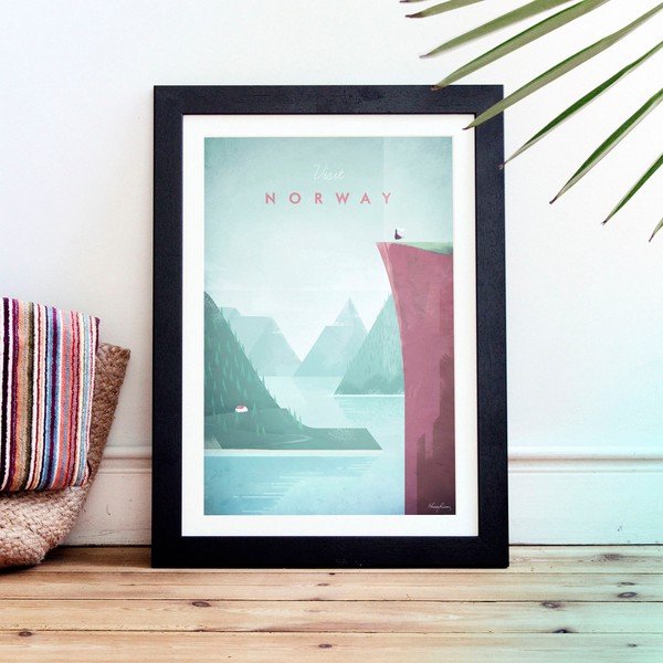 Poster Travelposter Norway, 50 x 70 cm-image-1