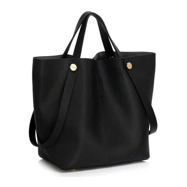 Geantă L&S Bags Bondy, negru