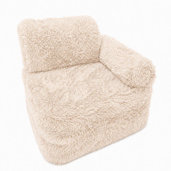 Fotoliu de copii bej Mammoth – Meowbaby