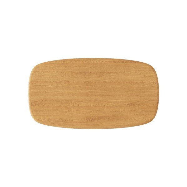 Măsuță de cafea în culoare naturală din lemn de stejar 60x120 cm Charlotte – Micadoni -image-2