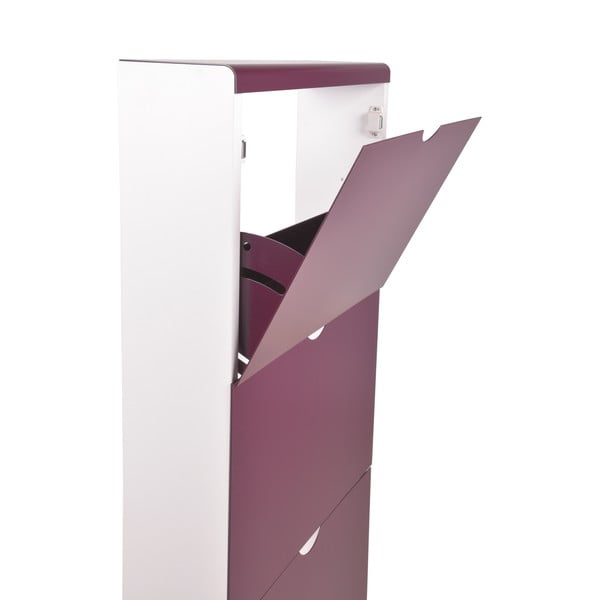 Pantofar mov cu deschidere înclinată din metal 51x138x16 cm – Household Pleasure-image-2