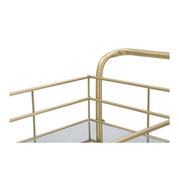 Cărucior pentru servire cu 3 etaje Mauro Ferretti Reo, auriu-image-2