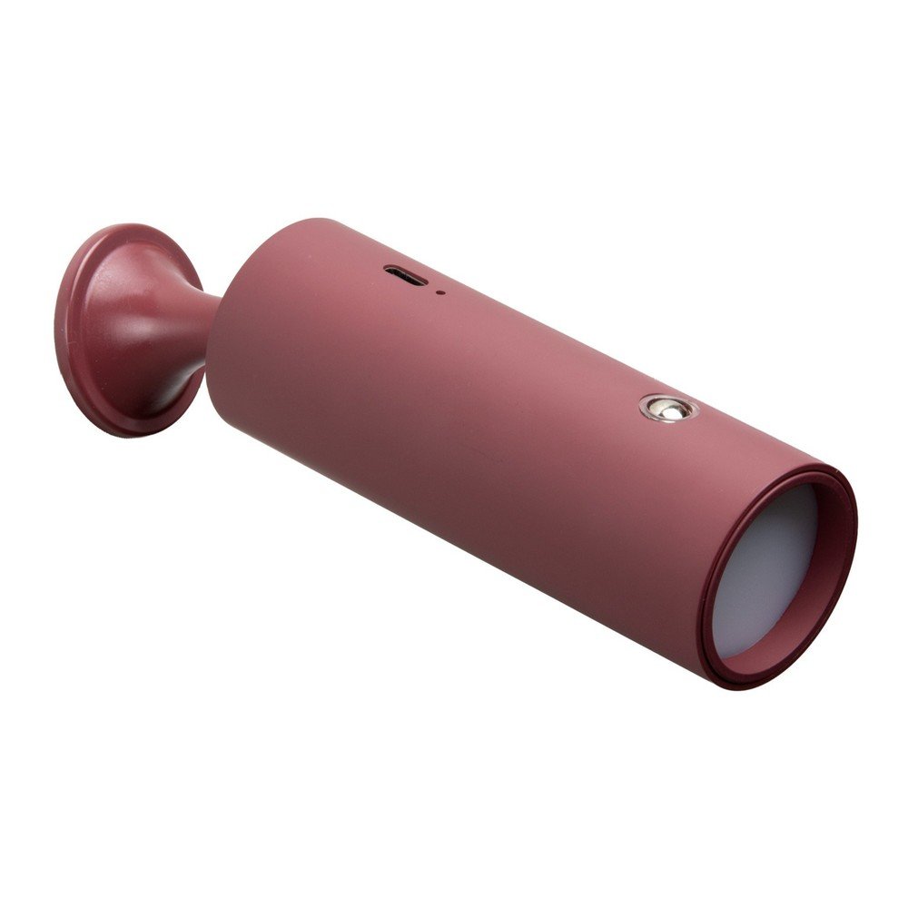 Spot burgundy LED cu structură flexibilă din aluminiu Paris – Leitmotiv