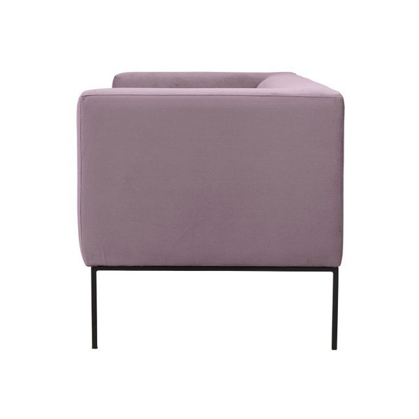 Canapea din catifea Windsor & Co Sofas Neptune, 195 cm, roz pudră-image-3