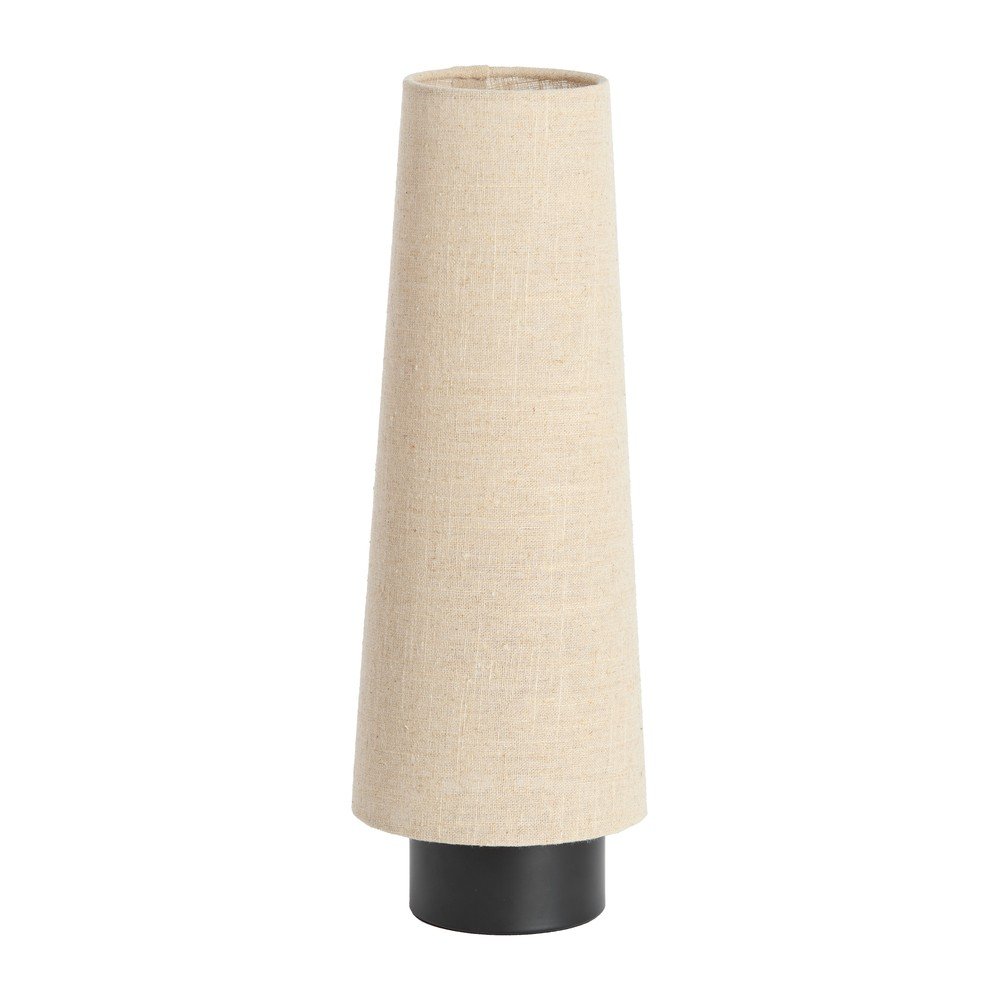 Veioză bej din metal cu abajur textil (înălțime 42 cm) Howie – Light & Living