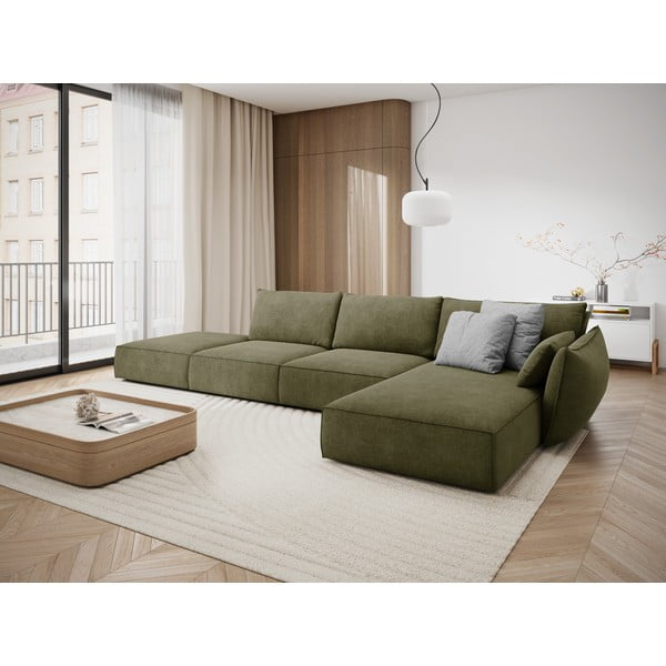 Colțar verde (pe partea dreaptă) Vanda – Mazzini Sofas-image-1