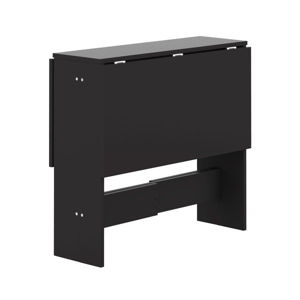 Masă de dining extensibilă cu blat negru 76x28 cm Papillon – TemaHome-image-3