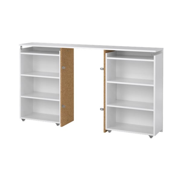 Tăblie de pat albă 145x80 cm Naia – Tvilum-image-2