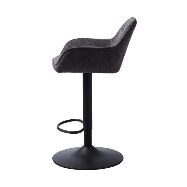 Scaun de bar gri închis cu înălțime ajustabilă Nolan – Unique Furniture-image-2