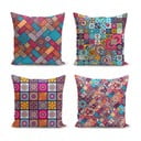 Fețe de pernă 4 buc. 45x45 cm Mandala Tiles – Minimalist Cushion Covers