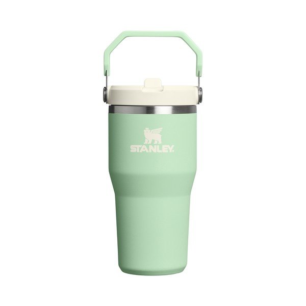 Termos verde salvie din oțel inoxidabil 600 ml IceFlow™ Flip Straw 2.0 Tumbler Pistachio – Stanley