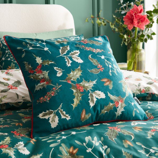 Pernă decorativă din catifea 50x50 cm Winter Foliage – RHS