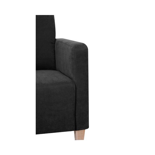 Fotoliu Max Winzer Milla Velor, negru-image-2