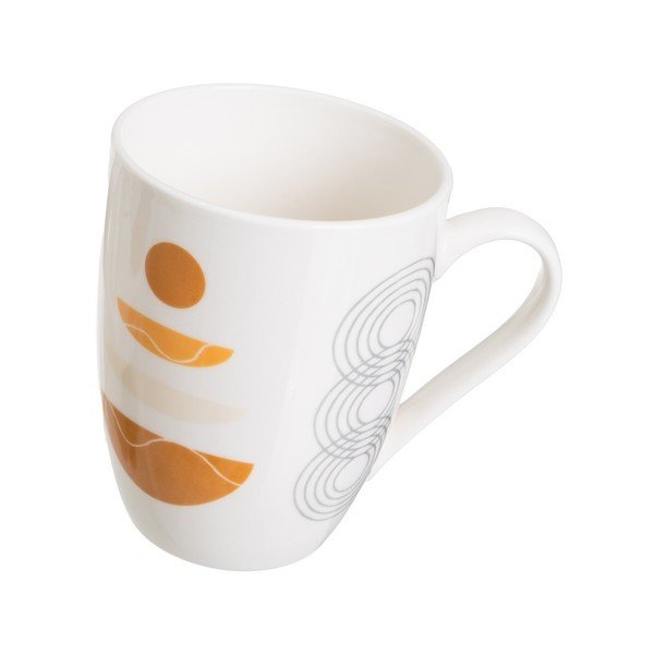 Căni albe 4 buc. din gresie 350 ml Sunset – Casa Selección-image-3