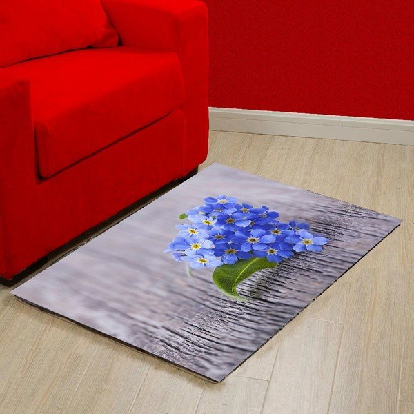 Covoraș din vinilin Blue, 52 x 75 cm-image-2