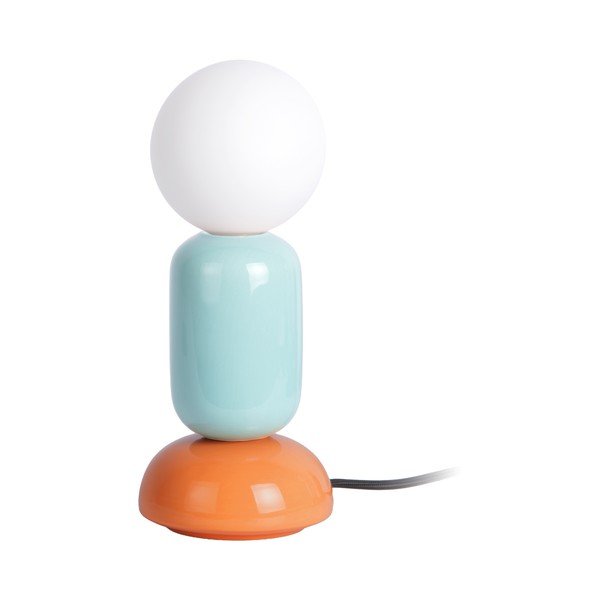 Veioză verde-mentă/portocalie din ceramică (înălțime 27 cm) Firenze Tube – Leitmotiv