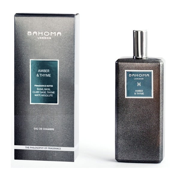 Spray de interior Bahoma London, aromă de cimbru și chihlimbar, 100 ml
