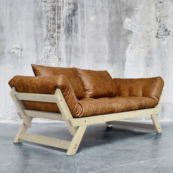 Canapea Karup Vintage Bepop Natural/Cognac-image-1