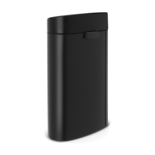Coș de gunoi negru mat cu senzori de atingere din oțel 40 l Touch Bin – Brabantia-image-3