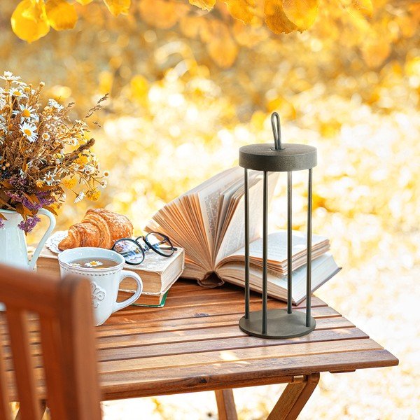 Veioză neagră LED (înălțime 36 cm) Kante – Fischer & Honsel-image-1