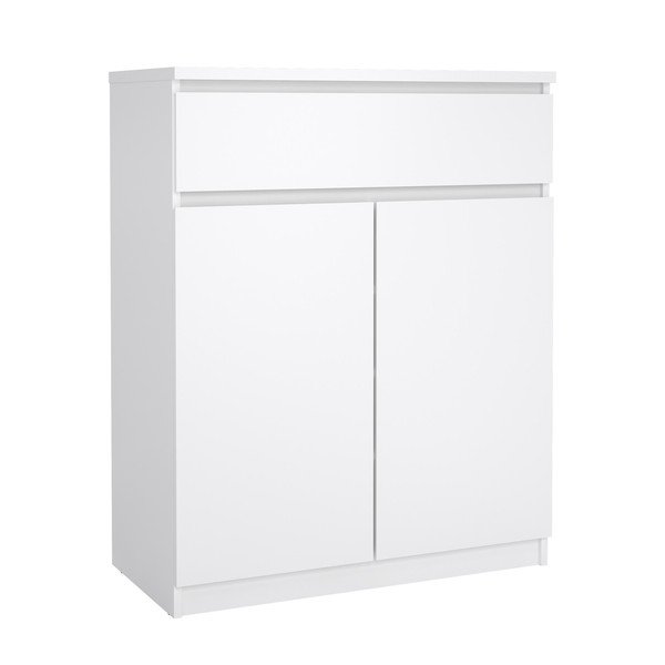 Comodă albă 80x100x40 cm Naia – Tvilum