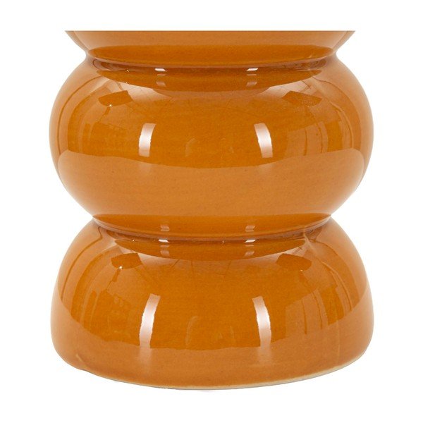 Veioză galben-muștar/albă din ceramică cu abajur textil (înălțime 46 cm) Torr – Mauro Ferretti-image-2