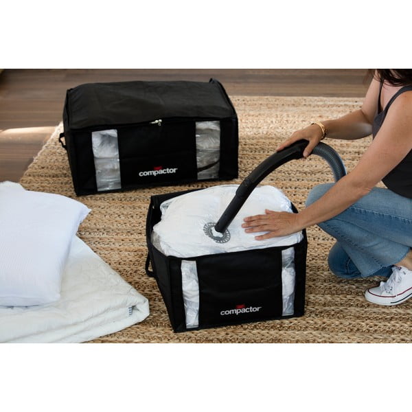 Cutie depozitare cu vacuum Compactor Black Edition, capacitate 210 l, negru-image-1
