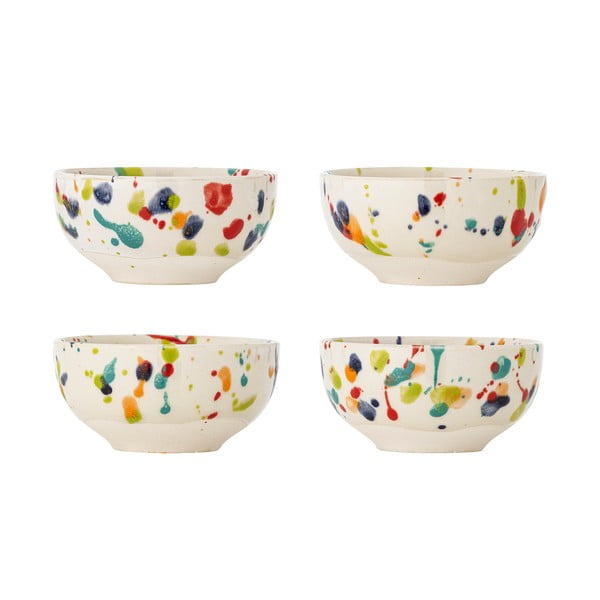 Boluri mici crem 4 buc. din gresie 300 ml Freckles – Bloomingville