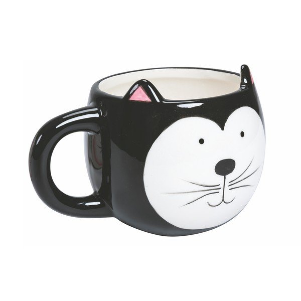 Set 2 căni din dolomită Villa d'Este Cat Mug, 400 ml-image-3