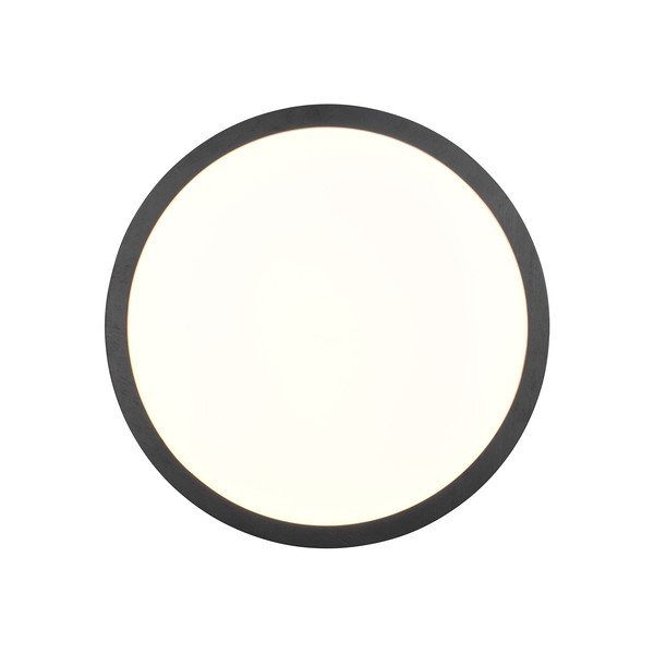 Plafonieră neagră LED ø 40 cm Iseo – Trio-image-1