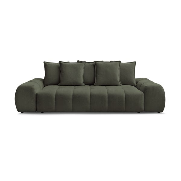 Canapea verde cu tapițerie din chenille 278 cm Everest – Bobochic Paris