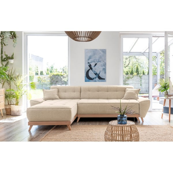 Colțar variabil extensibil Miuform Dazzling Daisy, bej-image-1