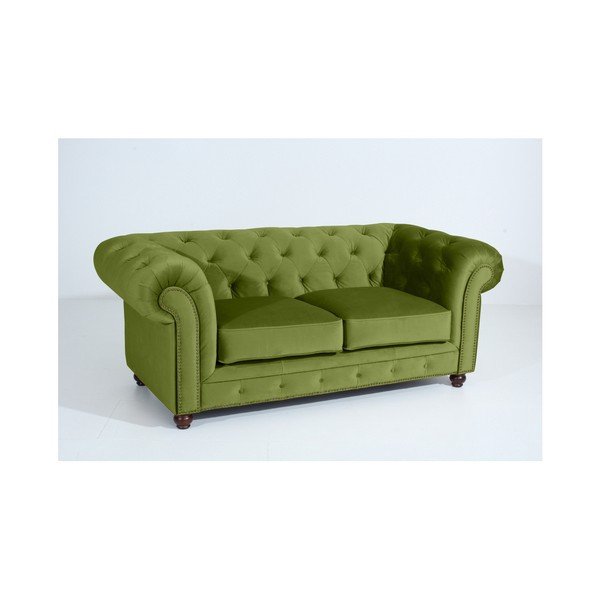 Canapea Max Winzer Orleans Velvet, 196 cm, verde-image-3