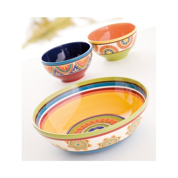 Bol colorat din ceramică Brandani, ⌀ 28 cm-image-1