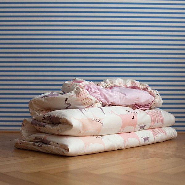 Sac de dormit pentru copii Bartex Animăluțe roz, 70 x 200 cm-image-1